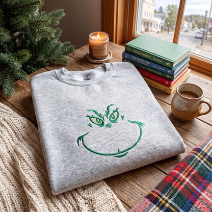 Embroidered Spirit of Christmas Sweatshirt