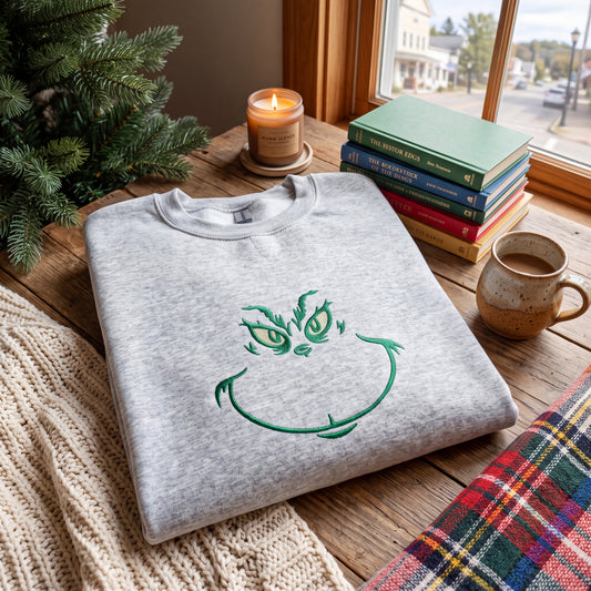 Embroidered Spirit of Christmas Sweatshirt