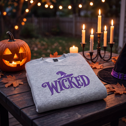 Embroidered Wicked Sweatshirt