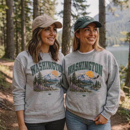 Washington the Evergreen State Sweatshirt